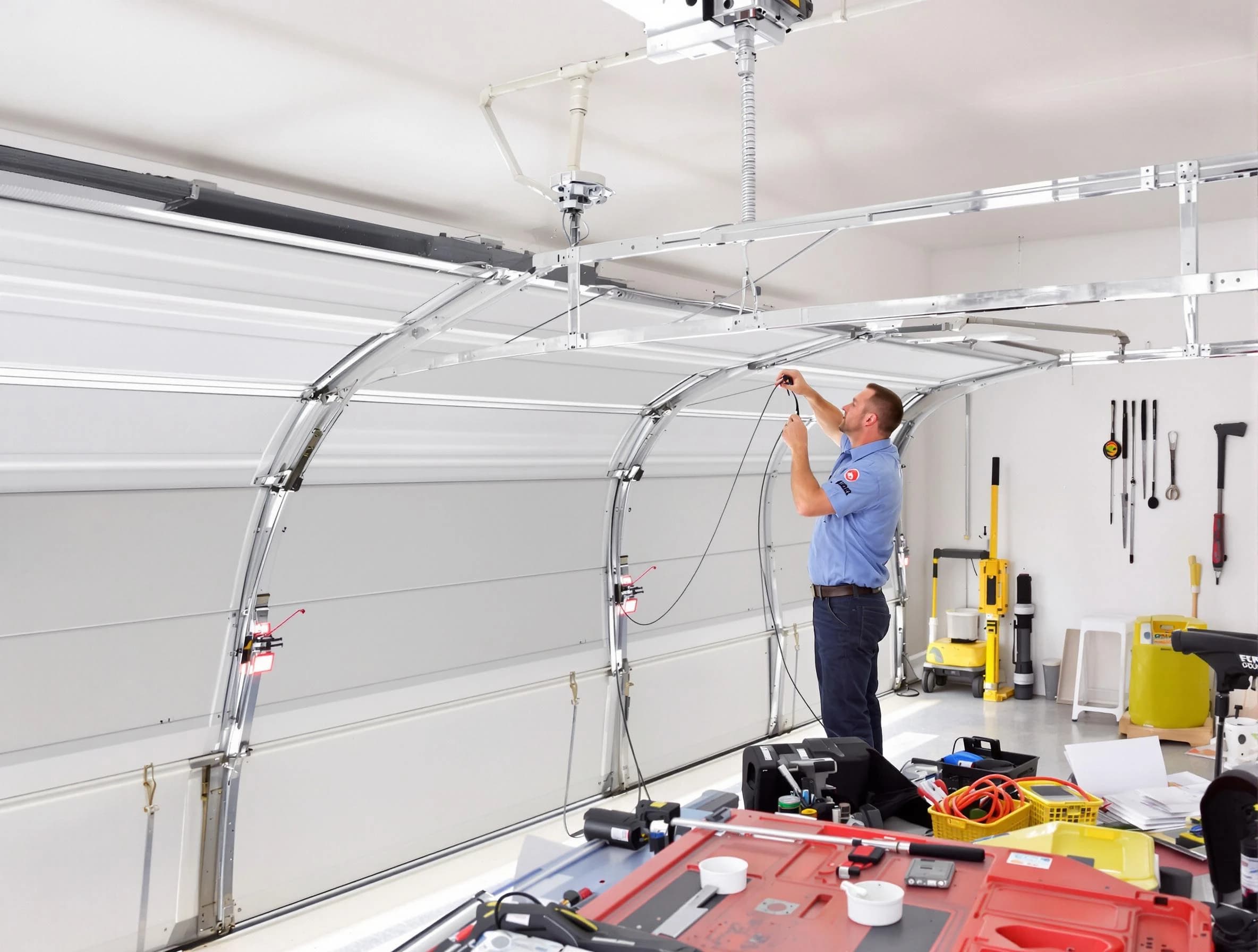 Garage door cable repair service by Draper Garage Door Repair in Draper