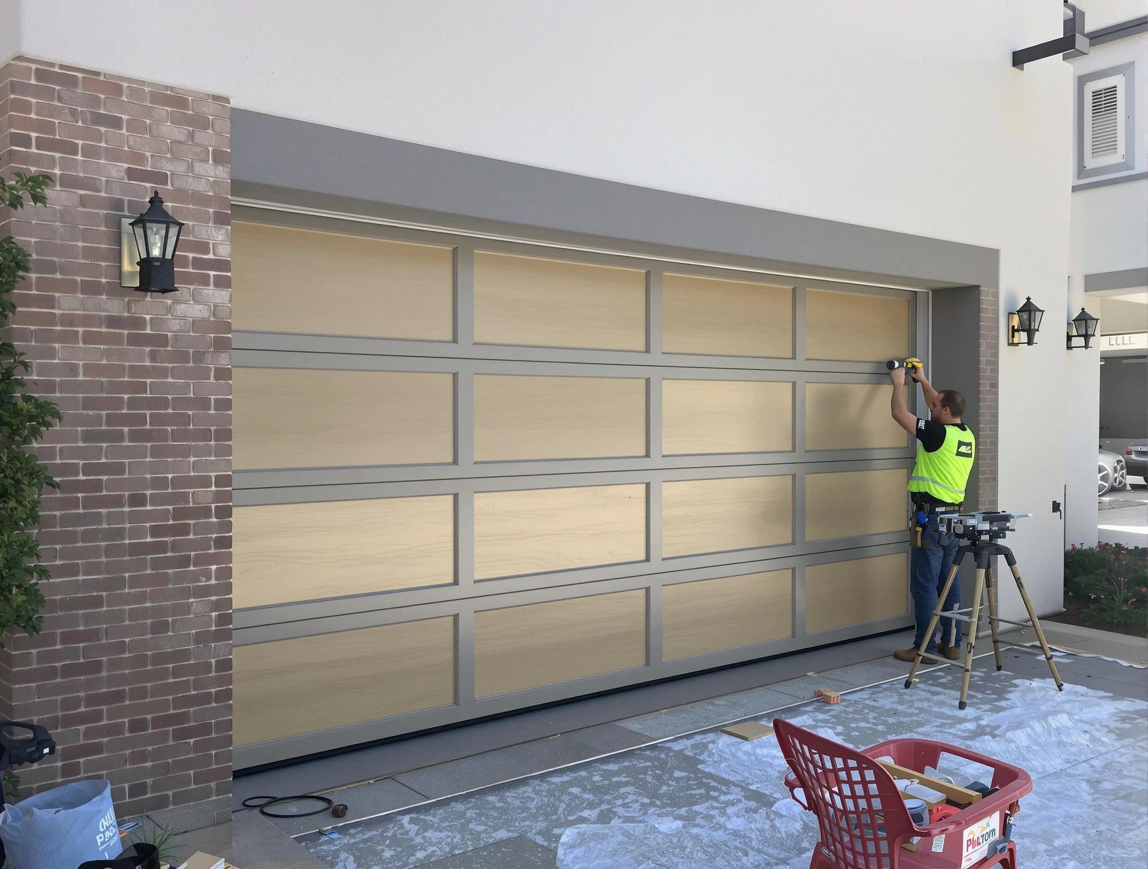 Garage door replacement service by Draper Garage Door Repair in Draper