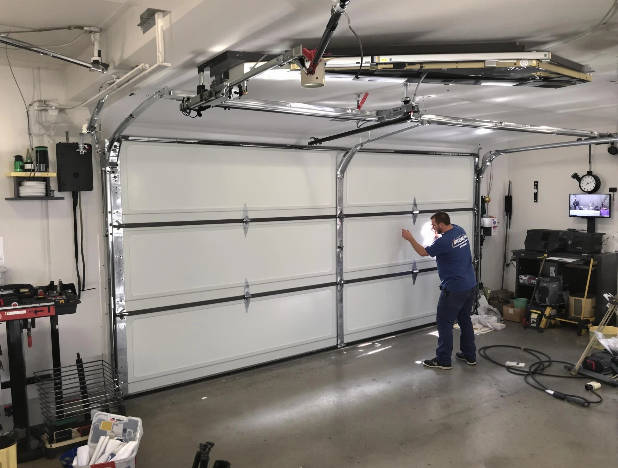 Professional garage door repair service by Draper Garage Door Repair in Draper