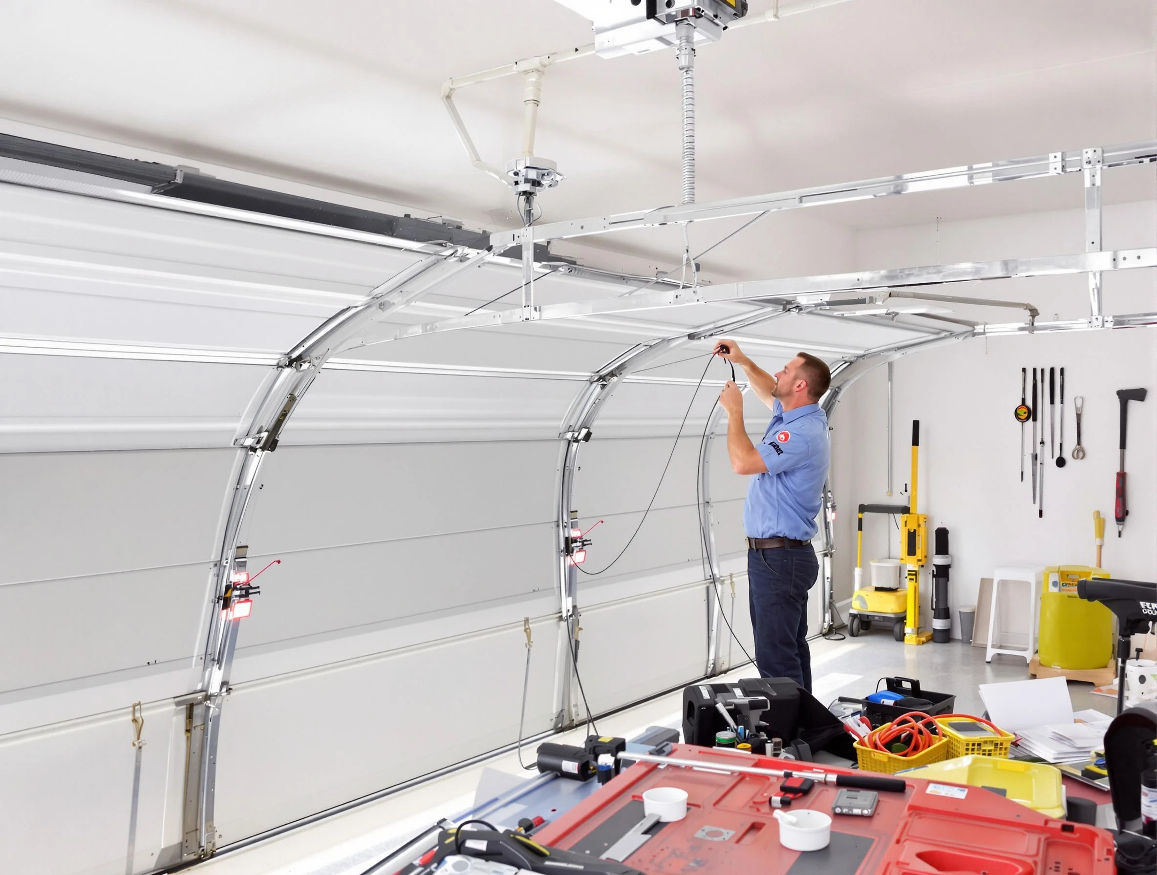 Garage door cable repair service by Draper Garage Door Repair in Draper